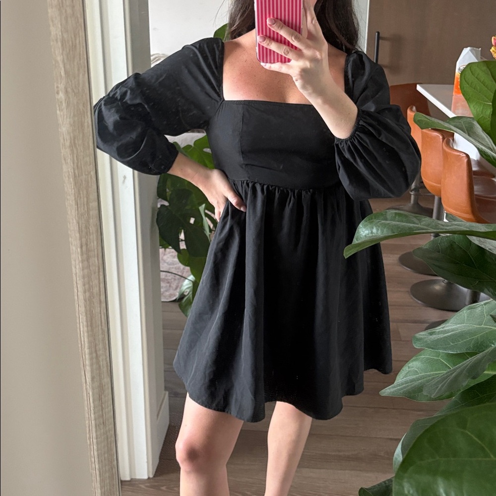 Amazon Black Long Sleeve Dress